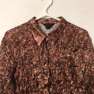 Simon Chang leopard print blouse